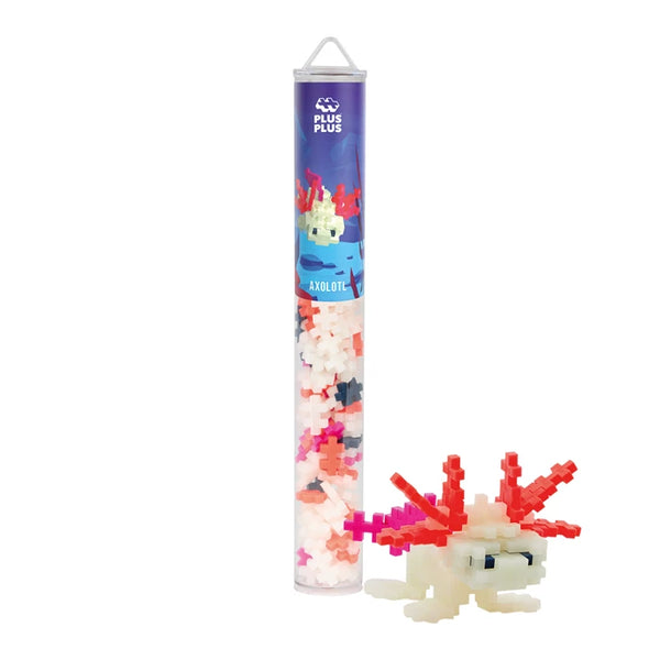 PLUS PLUS Kreativ-Bausteine Axolotl – 100 Teile - Makimo - Smart Kids
