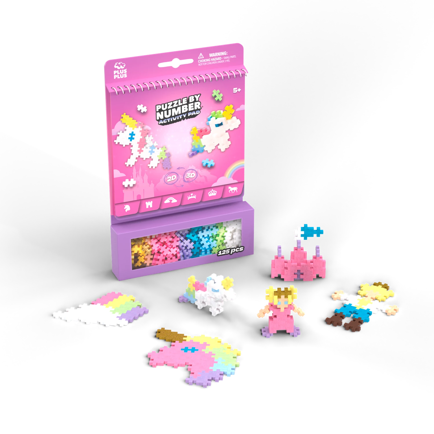PLUS PLUS Kreativ-Bausteine Puzzle – 125 Teile - Makimo - Smart Kids