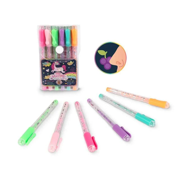 DREAMLAND Duft-Gelstifte im 6er-Etui – Einhorn-Design, farbig & duftend - Makimo - Smart Kids