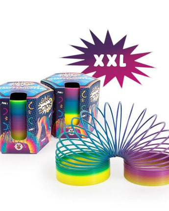 TAKE ACTION XXL Treppenhüpfer – Bunte Springspirale, Ø 10cm