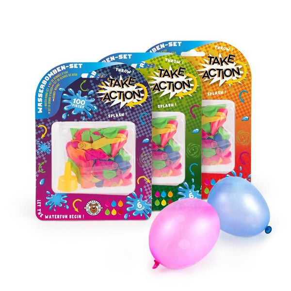 TAKE ACTION Wasserbomben 100er-Set – Outdoor Waterfun