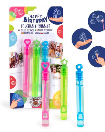 BIRTHDAY FUN Seifenblasen Touchable 3er-Set, je 4ml