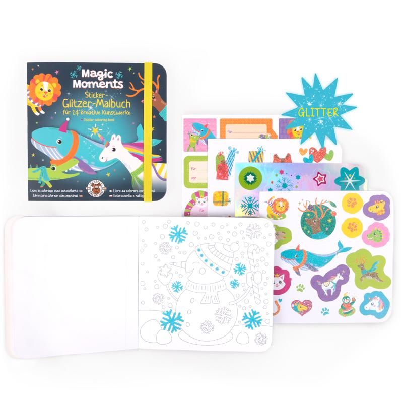 MAGIC MOMENTS WS Stickermalbuch für 24 kreative Tage - Makimo - Smart Kids