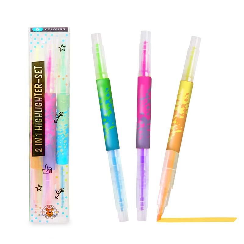 Trendhaus - AFDS NE 2 IN 1 HIGHLIGHTER 3ER-SET