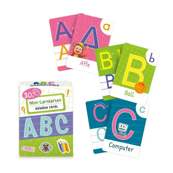 ABC-5 Lernkarten-Set Buchstaben – 30 Karten zum Lesen- & Schreibenlernen - Makimo - Smart Kids