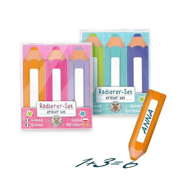 ABC-5 Radierer Stifte 3er-Set - Makimo - Smart Kids