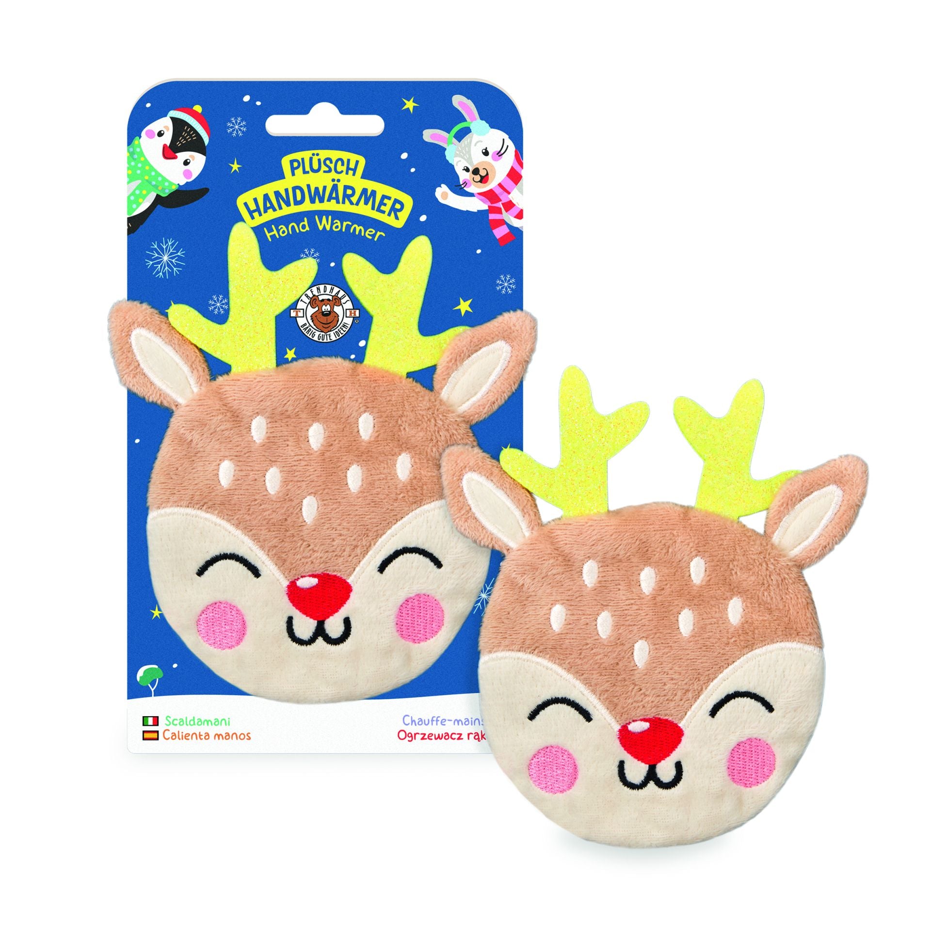 MM SF Plüsch-Handwärmer Rentier - Makimo - Smart Kids