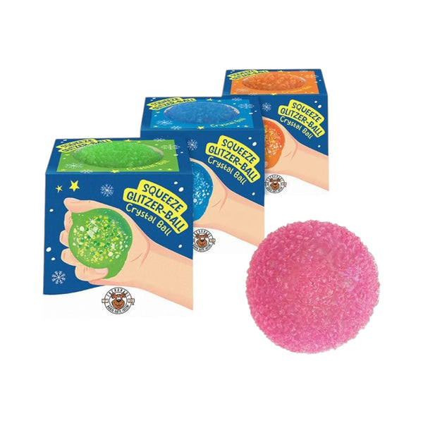 MM SF Squeeze Glitzer-Ball – Anti-Stressball mit Glitzer - Makimo - Smart Kids