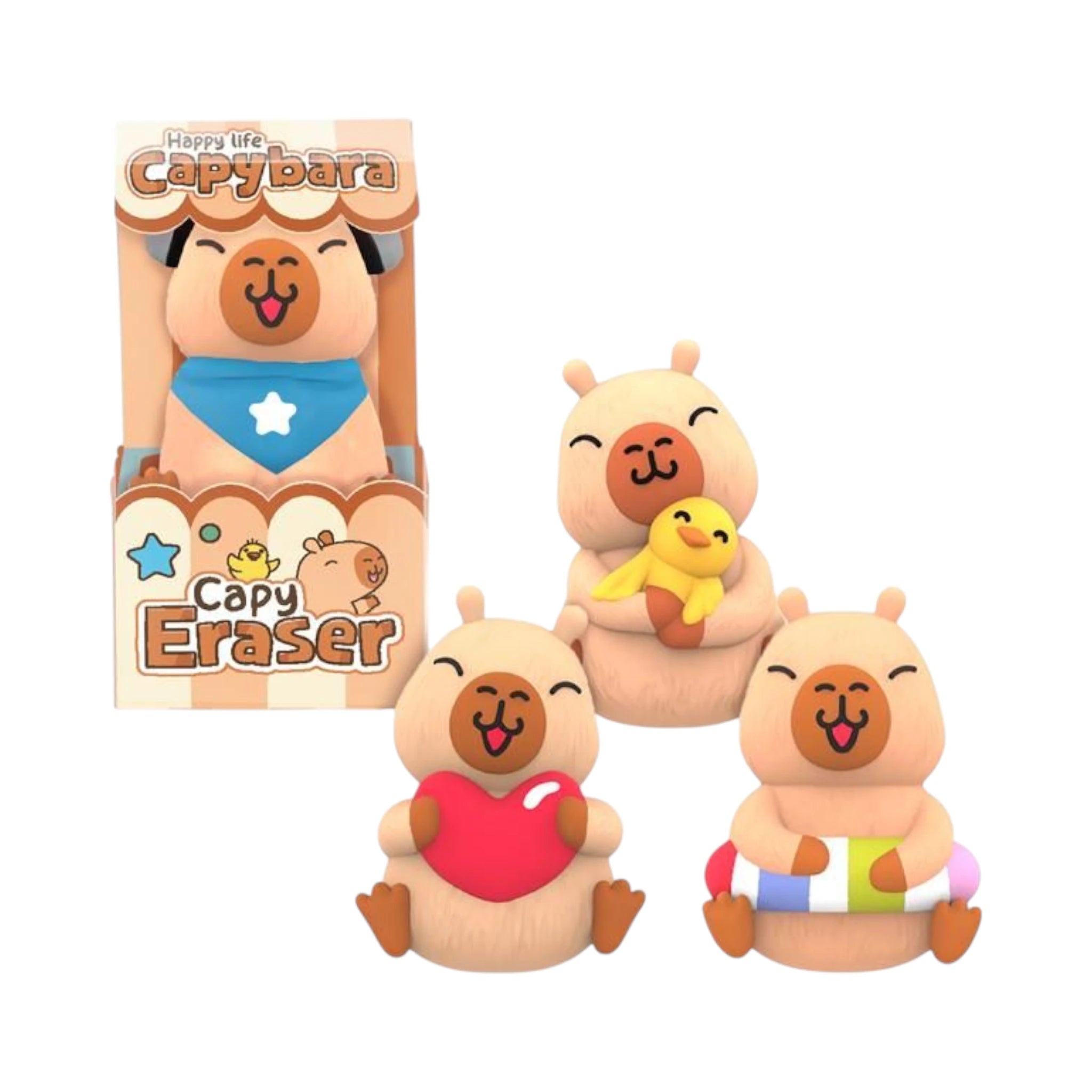 CP HL-5 Radierer Happy Life Capybara - Sammler-Radierer in Geschenkbox - Makimo - Smart Kids