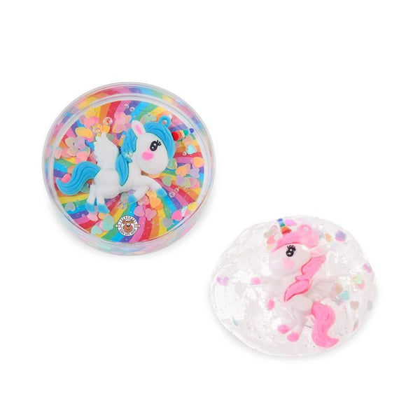 Einhorn-Glibber-Knete – Magischer Knetspaß mit Glitzer und Einhorn-Figur