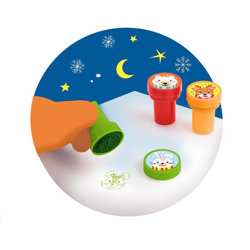 MM SF Stempel selbstfärbend – Wintermotive - Makimo - Smart Kids