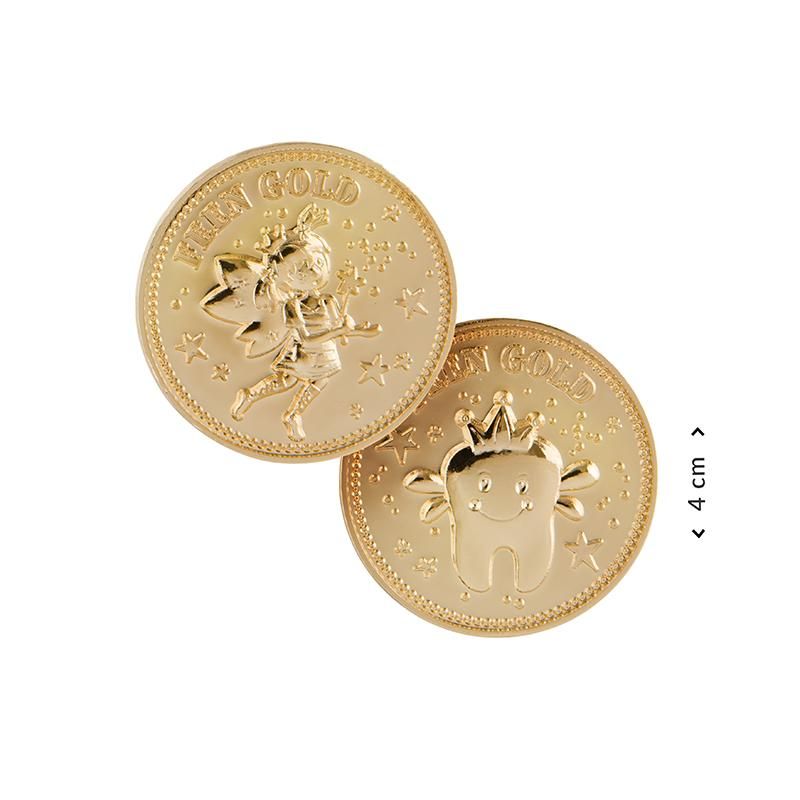 ZF Belohnungsmünze – Zahnfee-Münze aus Metall für Milchzähne - Makimo - Smart Kids