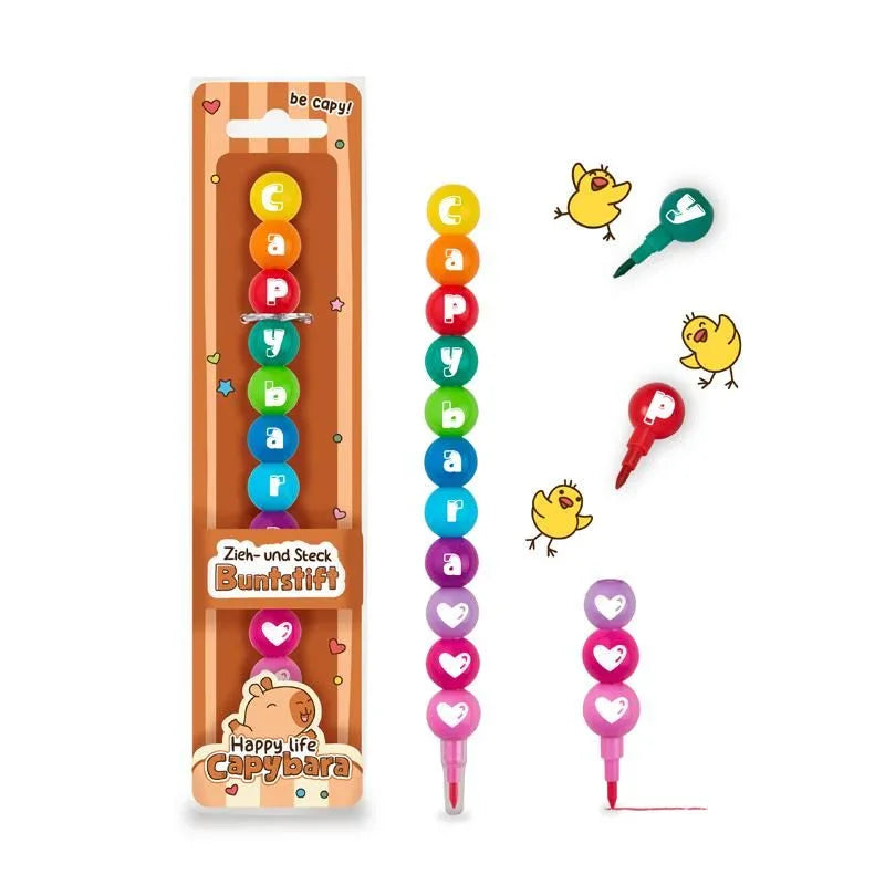 CP HL-5 Buntstift Zieh- & Steck-Stift – 11-teilig - Makimo - Smart Kids