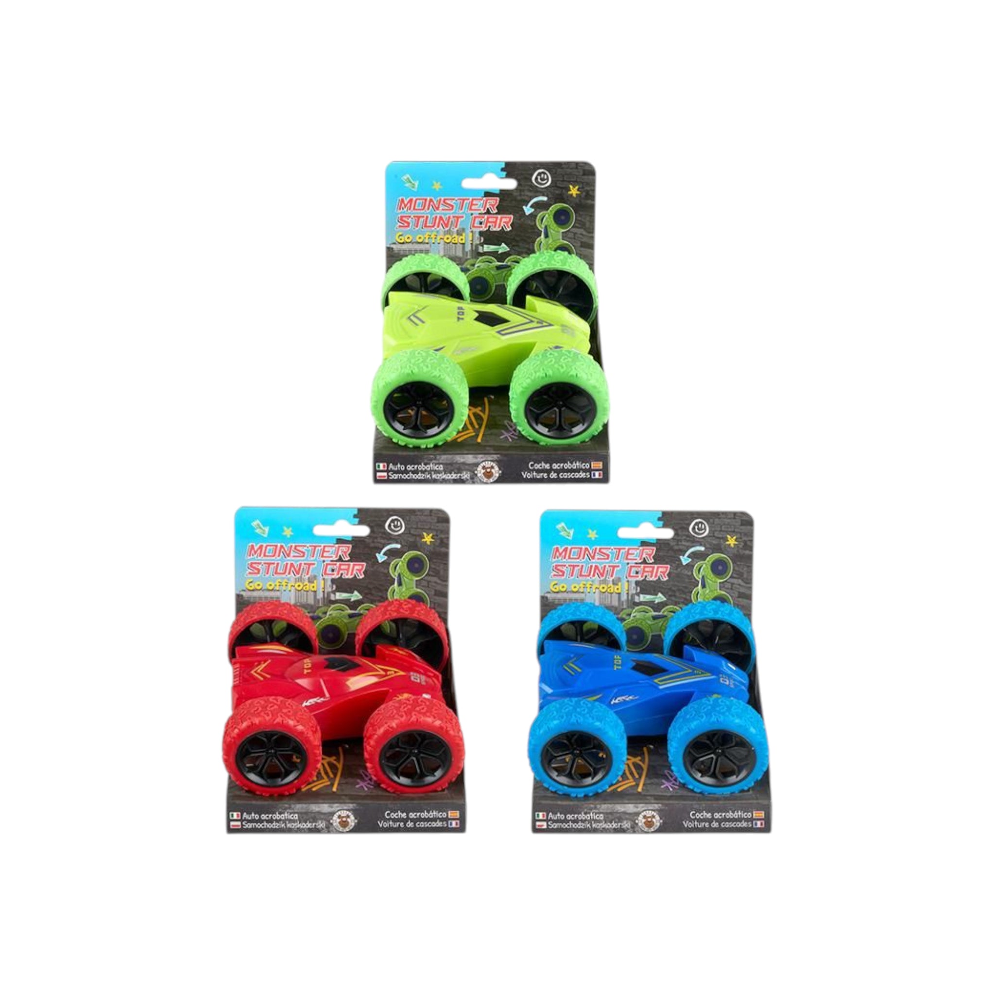 SPEED Stunt-Auto mit Überschlag-Funktion - Monster Stunt-Car - Makimo - Smart Kids