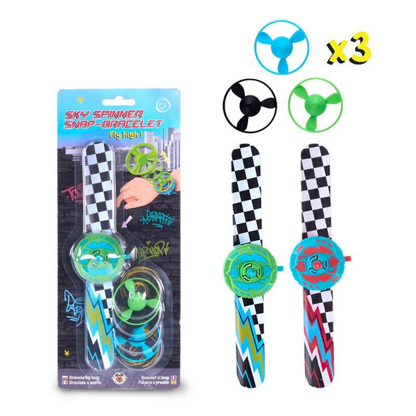 SPEED Sky Spinner Snap-Armband – Fly, Spin & Launch!