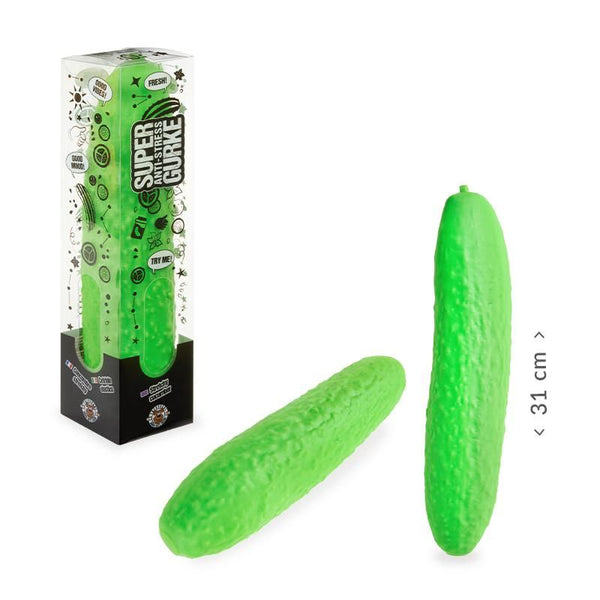 XXL Anti-Stress Gurke – Soft-Touch Entspannungs-Gadget