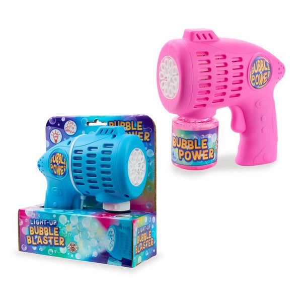 Seifenblasen-Blaster Light-Up inkl. Seifenblasenflüssigkeit 80ml
