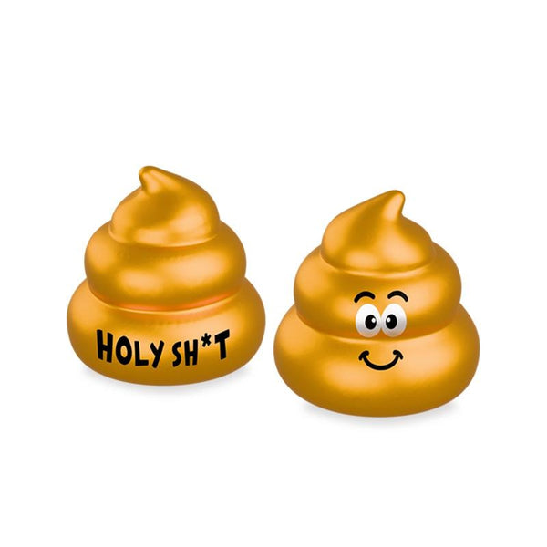 Trendhaus - HS Squeeze Soft-Poo – Goldener Anti-Stress Squishy 💩