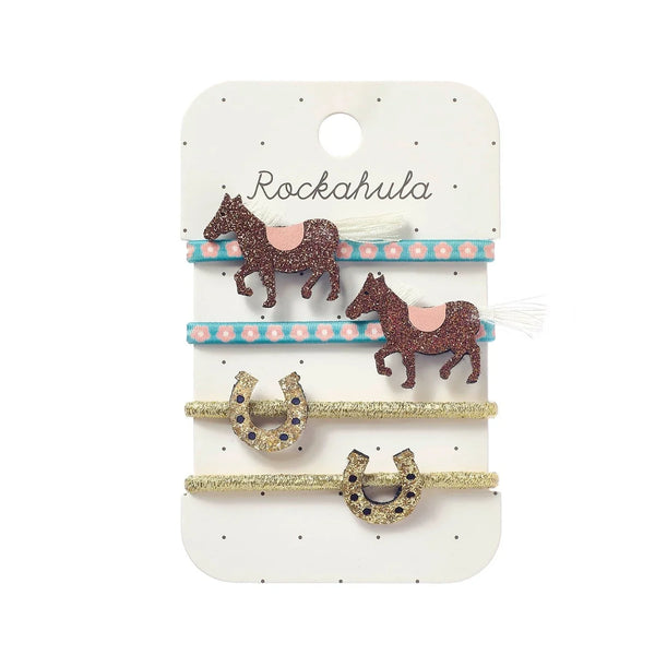 Rockahula Peggy Pony Ponies – 4er-Set Haargummis - Makimo - Smart Kids