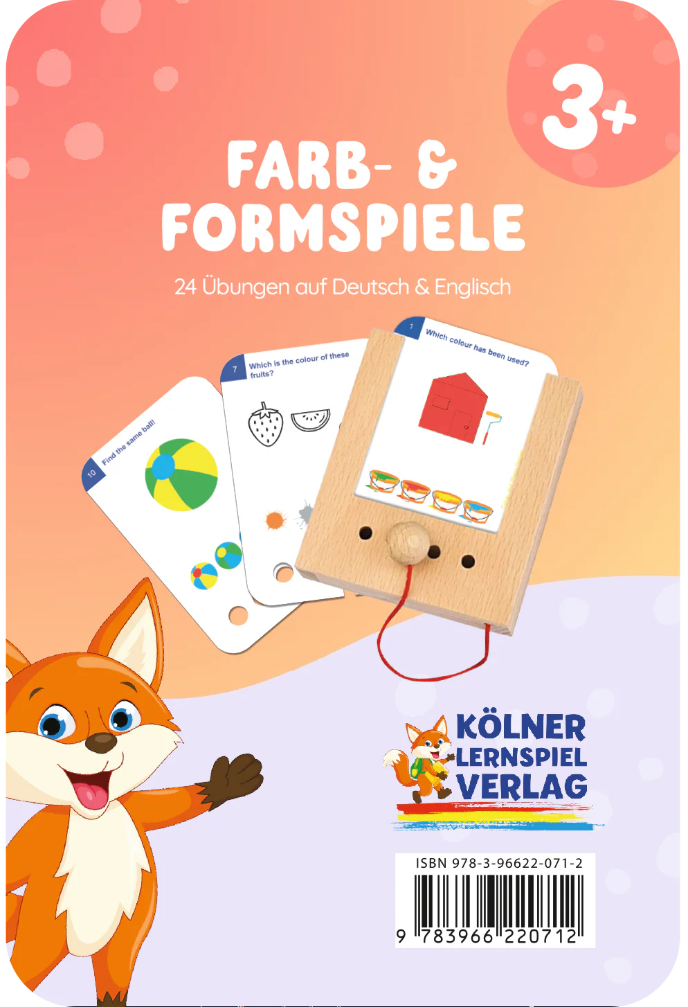 Farb- und Formspiele - Lochkasten Kartensatz ab 3 Jahren