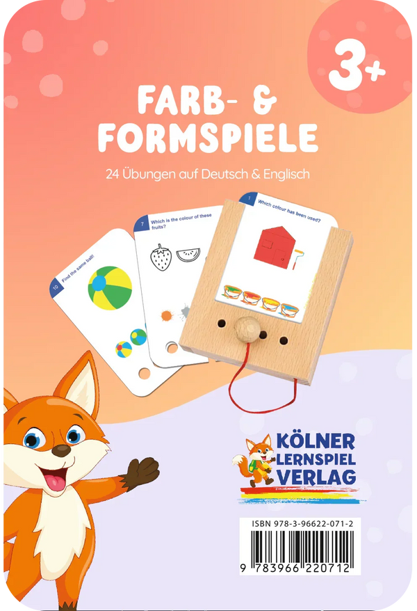 Farb- und Formspiele - Lochkasten Kartensatz ab 3 Jahren - Makimo - Smart Kids
