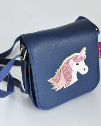 k:s me - kleine Tasche mit Einhorn, dunkelblau