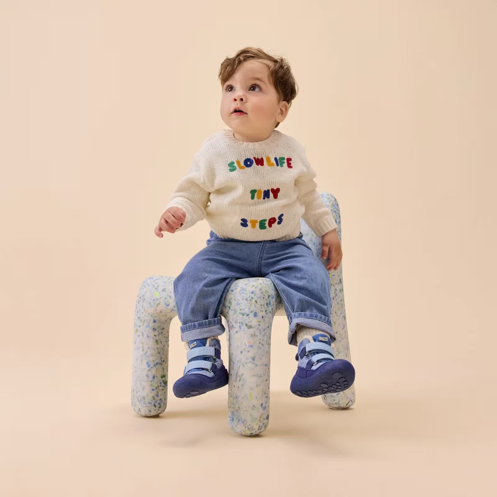 Affenzahn Lauflerner Winterstiefel Vegan Snuggy - Elefant - Makimo - Smart Kids