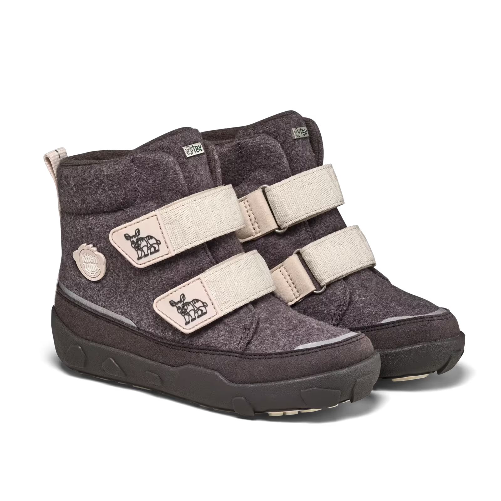Affenzahn Winterstiefel Wolle Comfy - Nashorn - Makimo - Smart Kids
