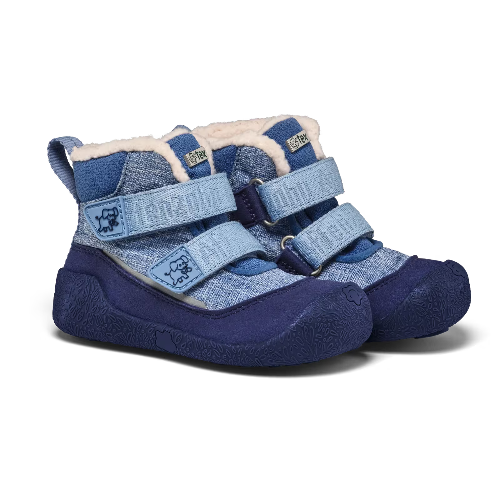 Affenzahn Lauflerner Winterstiefel Vegan Snuggy - Elefant - Makimo - Smart Kids