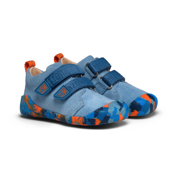 Affenzahn Lauflernschuh Leder Walky - Elefant