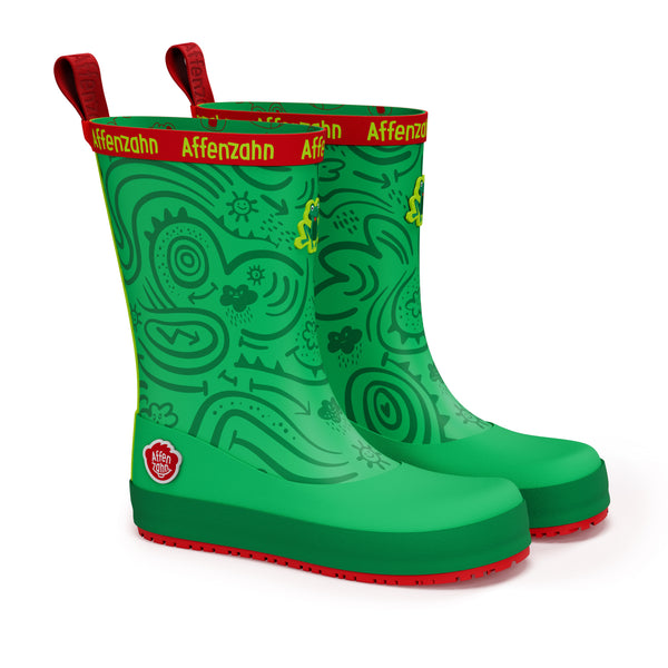 Affenzahn Kinder Gummistiefel - Plashy Frosch