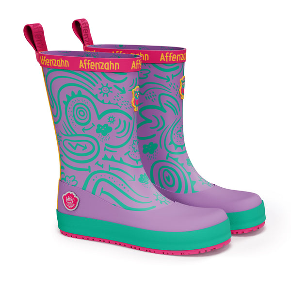 Affenzahn Kinder Gummistiefel - Plashy Eule