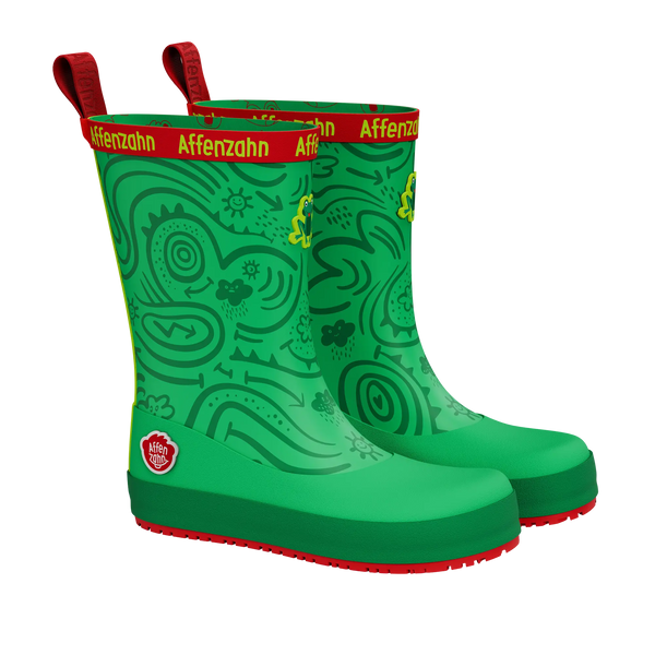 Affenzahn Kinder Gummistiefel - Plashy Frosch