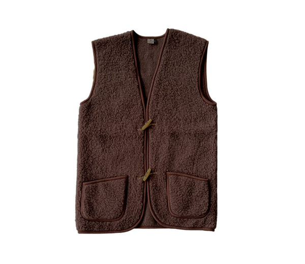 ALWERO – Weste ALPEN 3.0 Adult CHOCO MARTINI – ultraleicht & 100 % Bio-Wolle