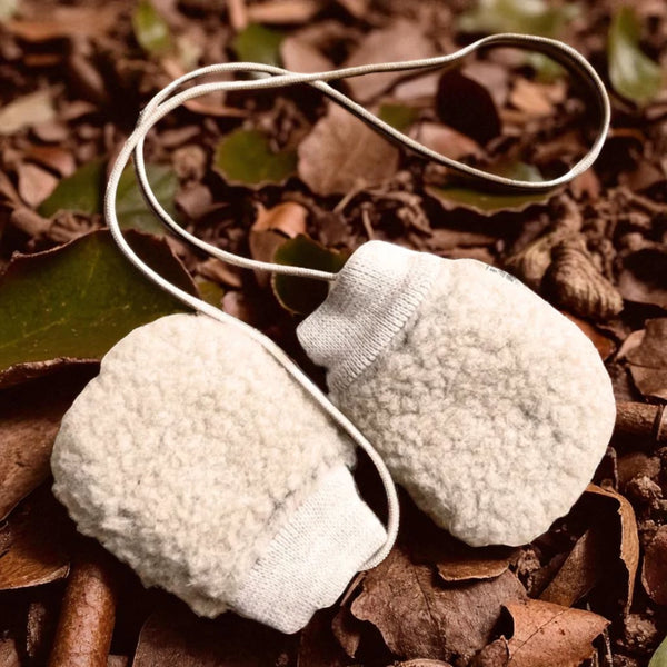 Handschuhe "EVERS" Baby Sand Brown - Kuschelweiche Baby Handschuhe ohne Daumen - Makimo - Smart Kids