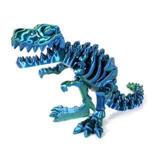 Triton-X - T-Rock – Tyrannosaurus Rex, 3D Metallic Dino, 23 cm - Makimo - Smart Kids