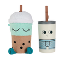 Asobu Bubble Tea Fuzzie „Beanie the Buzz“ – Kuschelige Bubble Tea Trinkflasche mit Trinkhalm, 360 ml