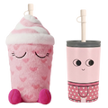 Asobu Pink Drink Fuzzie „Lulu the Love Bug“ – Isolierte Trinkflasche 360 ml