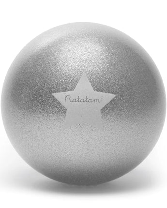 Silberner Glitzerball – Handgefertigt - 15cm