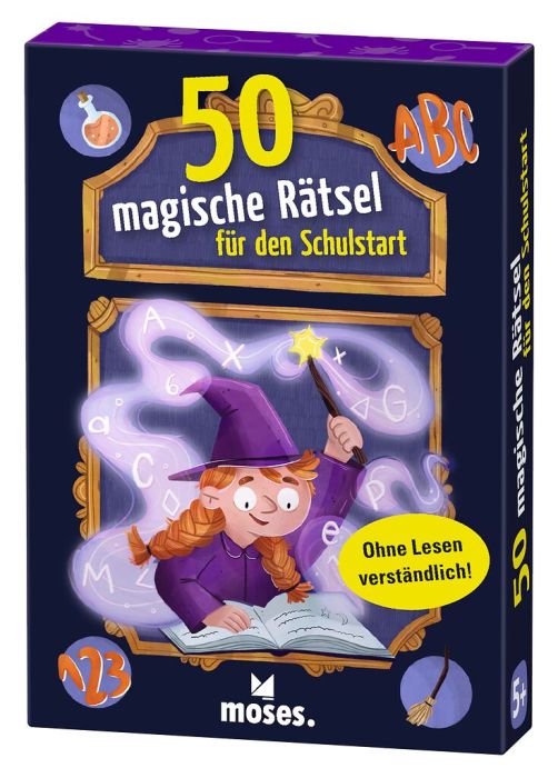 50 magische Rätsel für den Schulstart – Lern- & Rätselkarten für Vorschulkinder