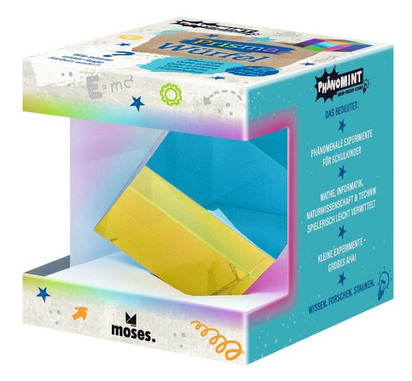 PhänoMINT Prisma-Würfel – Farben & Licht Experimentierwürfel