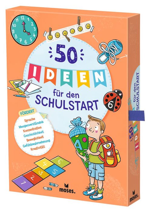 50 Ideen für den Schulstart – Lern- & Spiel-Kartenset für Kinder