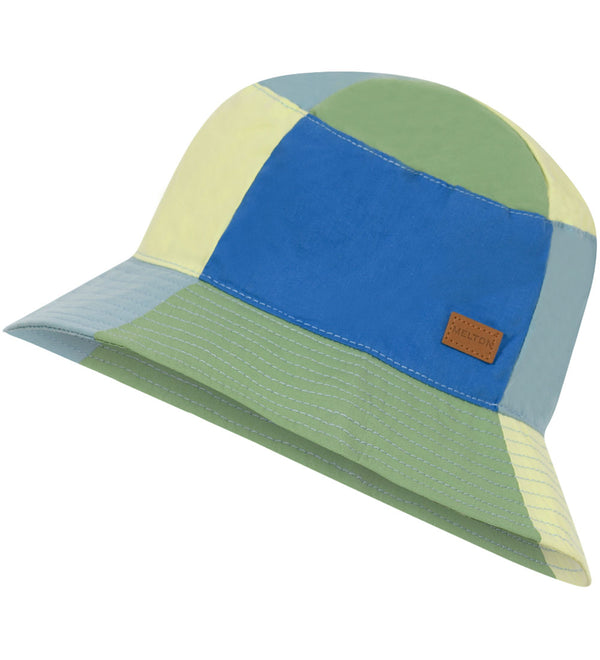 MP Denmark - MELTON Block Bucket Hat – Sonnenhut mit UV-Schutz 50+ - Delft Blue - Makimo - Smart Kids