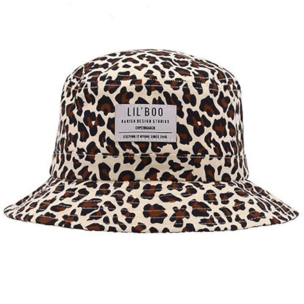 Lil'Boo Copenhagen Bucket Hat Leopard (Bio-Baumwolle) - Makimo - Smart Kids