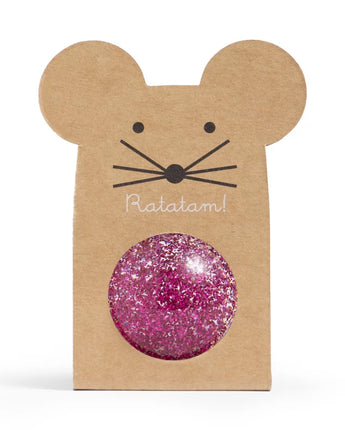 Glitzernder Mouse Springball – Pink