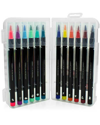 LEGAMI Set mit 12 Pinselstiften "Brush Markers" - Bright Colours