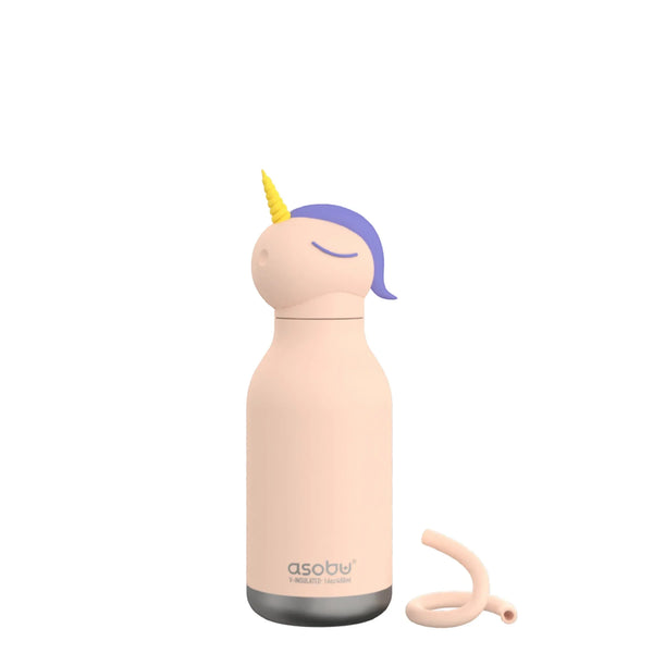 Asobu Bestie Einhorn Trinkflasche - 460ml Edelstahl - Makimo - Smart Kids