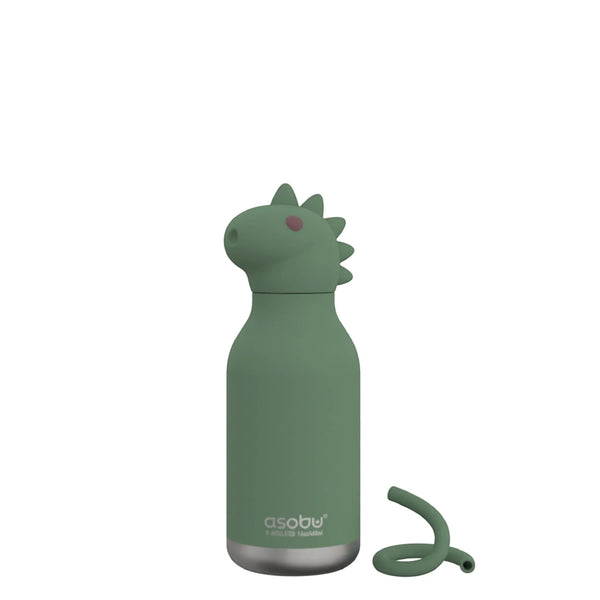 Asobu Bestie Dinosaurier Trinkflasche - 460ml Edelstahl - Makimo - Smart Kids