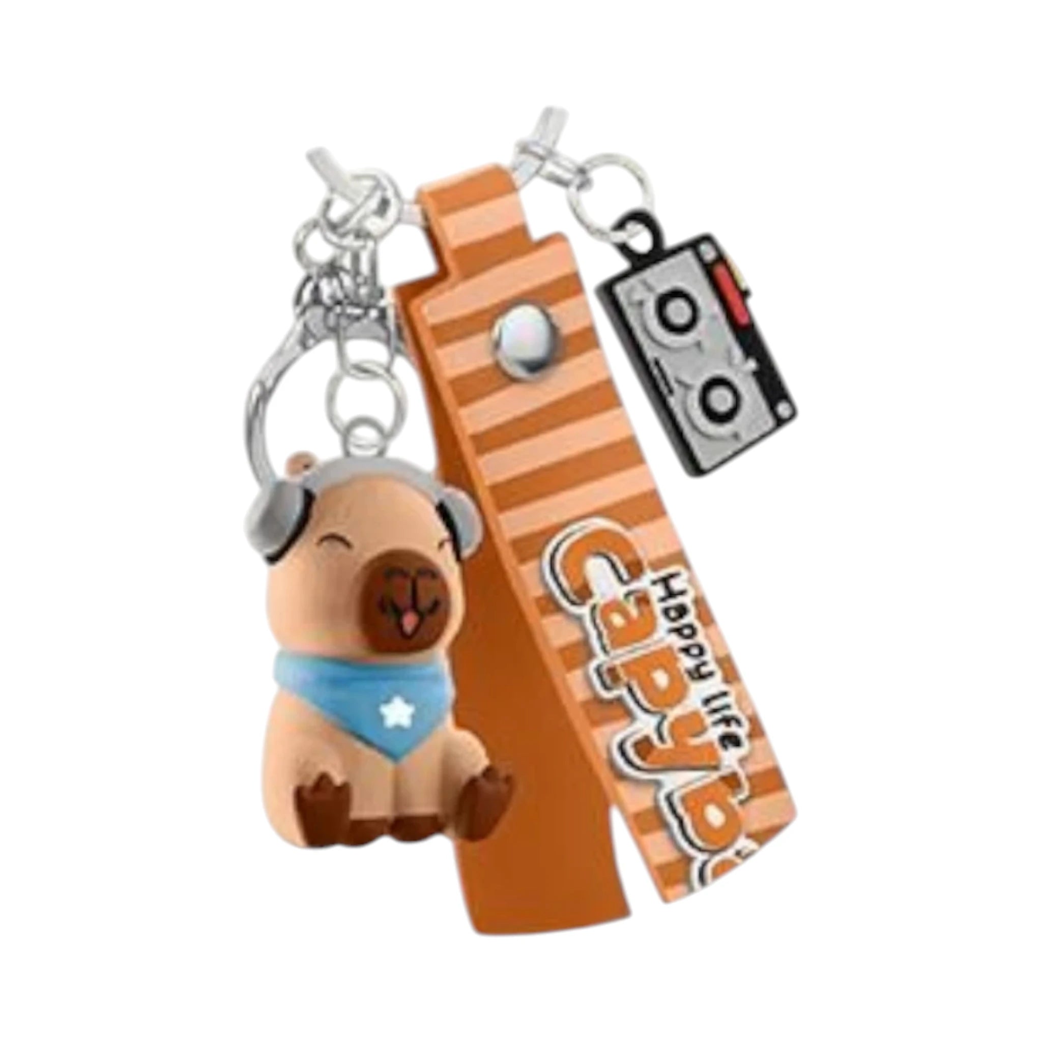 CP HL-5 Schlüsselanhänger Capybara - Trendiger Silikon-Schlüsselanhänger - Makimo - Smart Kids