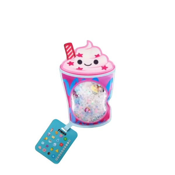 Bizyboo Frappe Beschäftigungstäschchen - Sensorikspielzeug Milchshake